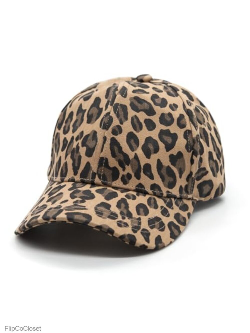Adjustable Leopard Print Baseball Cap for Men Women Unisex Outdoor Cotton Hat